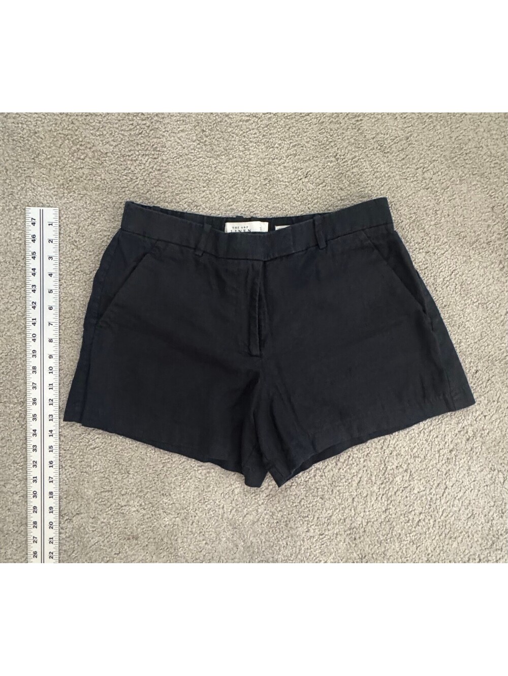 Abercrombie & Fitch Mid-Rise Linen Collection Shorts - Size 31